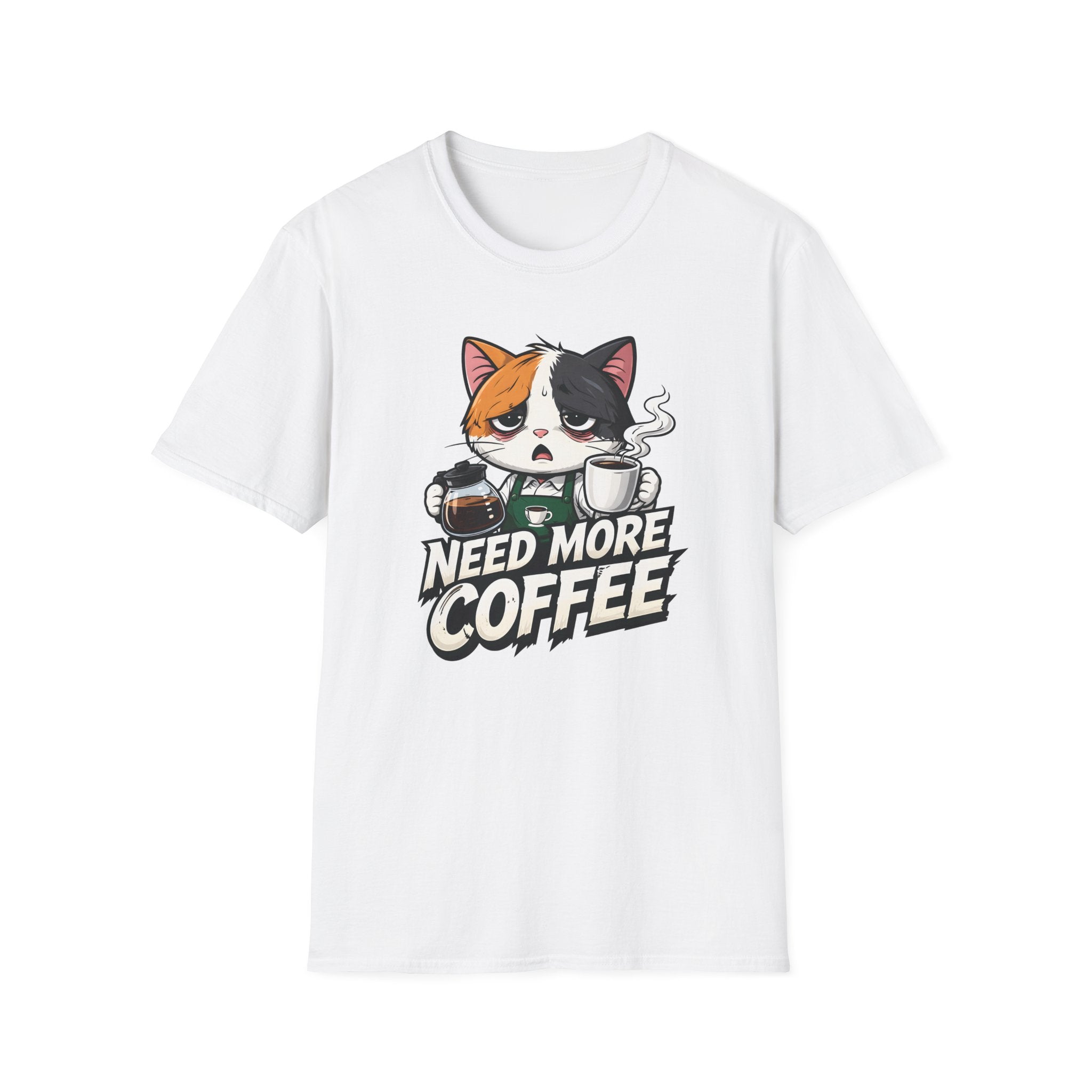 Need More Coffee Cat T-Shirt