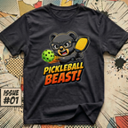 Pickleball Beast Bear T-Shirt
