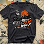 Midnight City Wolf T-Shirt