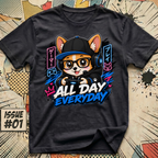 All Day Everyday Corgi Gaming T-Shirt