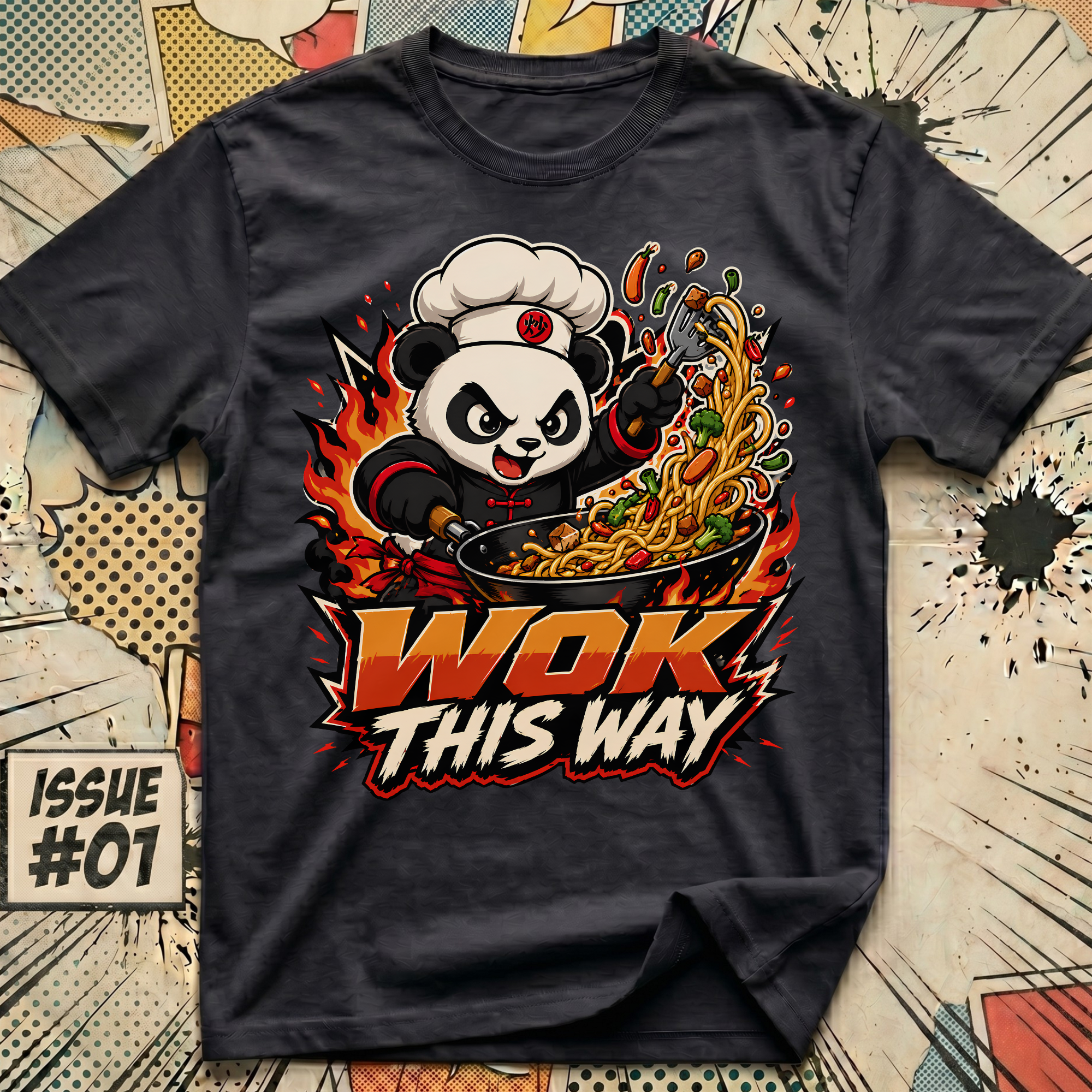 Wok This Way Panda T-Shirt