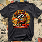 Ramen Ronin Panda - Chop Stick to your Training T-Shirt