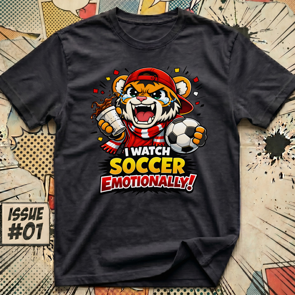I Watch Soccer Emotionally! T-Shirt