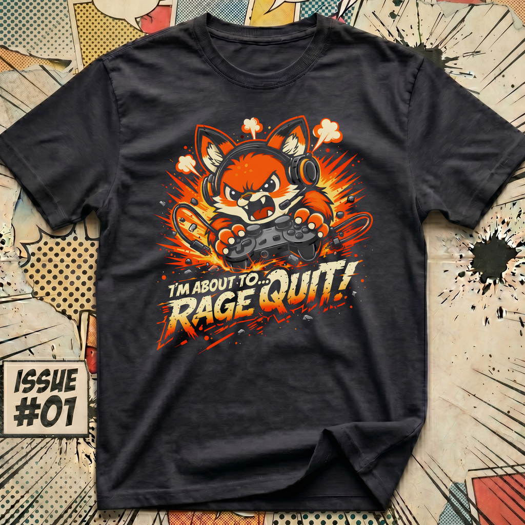 I'm About to... Rage Quit! T-Shirt