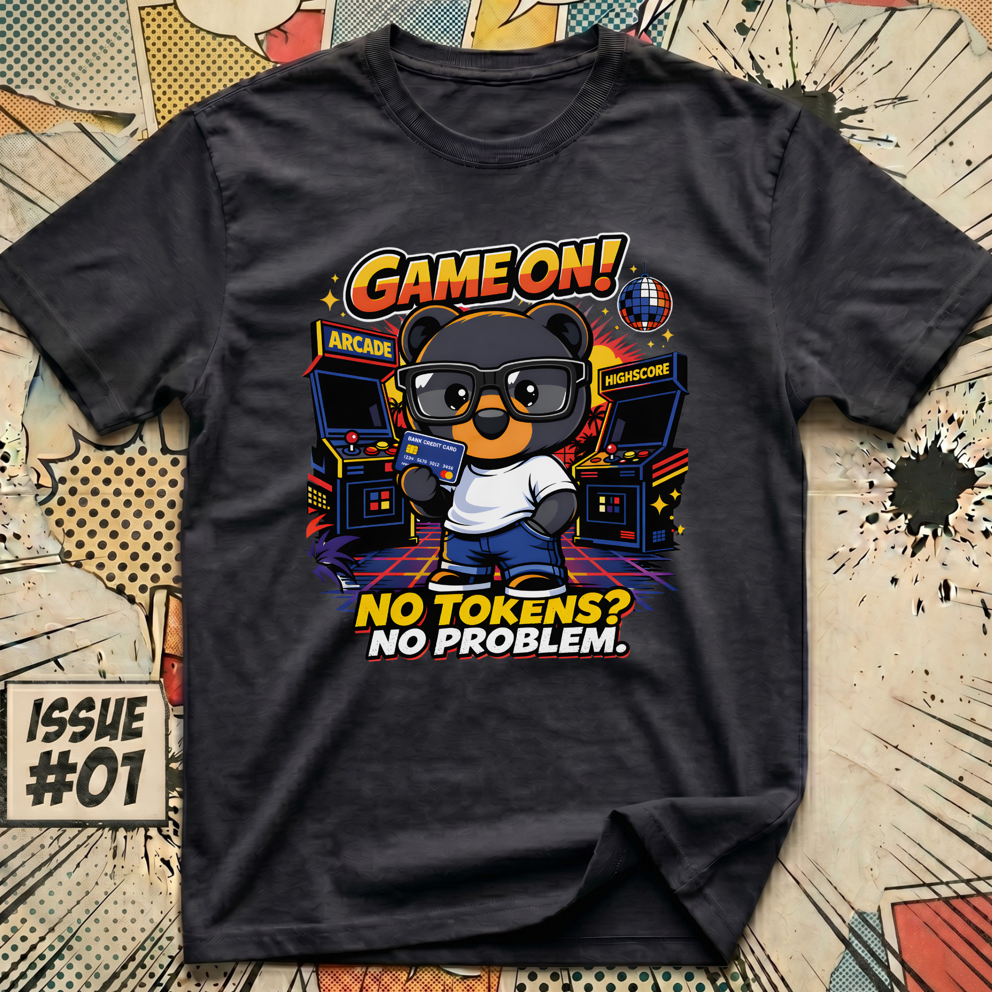 Game On - No Tokens No Problem T-Shirt