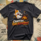 Campfire Cat-Astrophy! T-Shirt