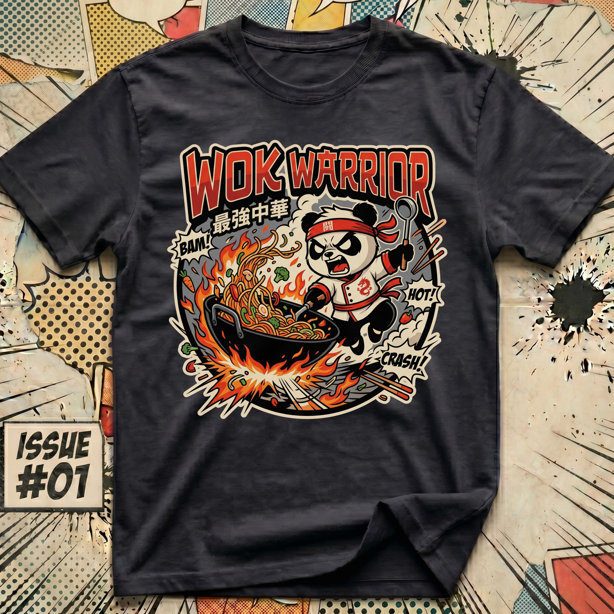 Wok Warrior Panda T-Shirt