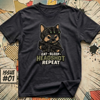 Eat - Sleep - Headshot - Repeat FPS Dog T-Shirt