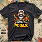 Sloth Powered By Pixels T-Shirt