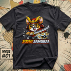 Sushi Samurai Dog T-Shirt