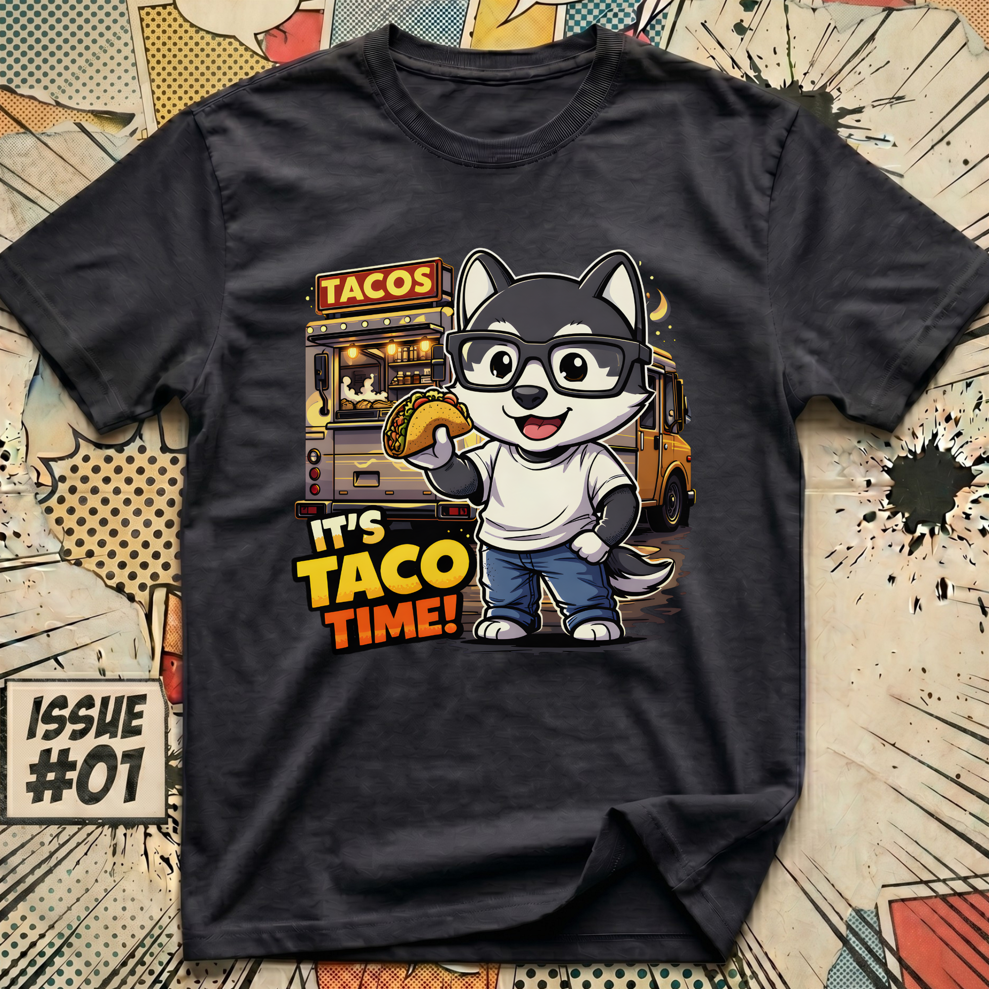 It's Taco Time Dog T-Shirt