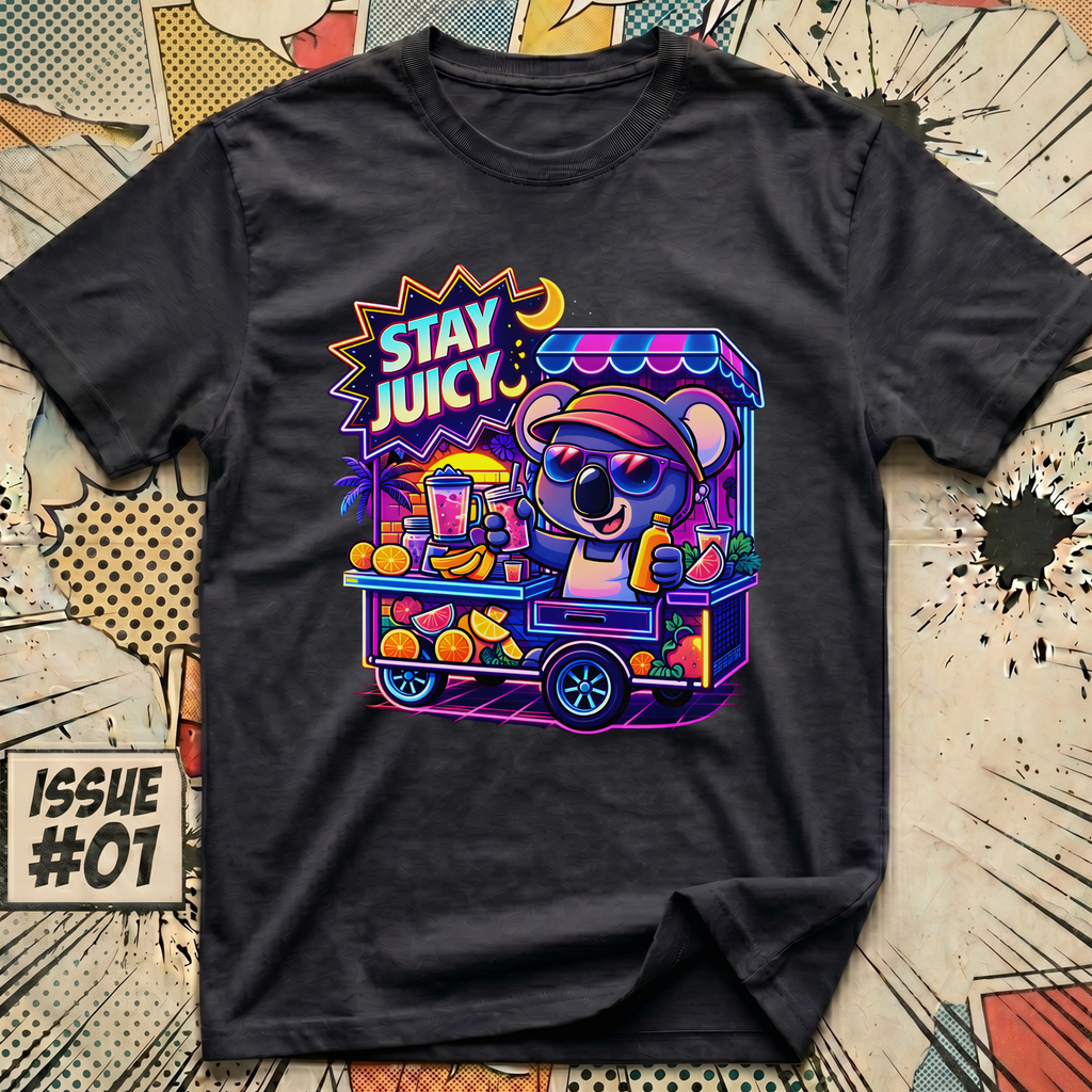 Stay Juicy Neon T-Shirt