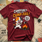 Camp-Fail Cat T-Shirt