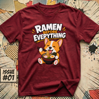 Ramen Before Everything Corgi T-Shirt