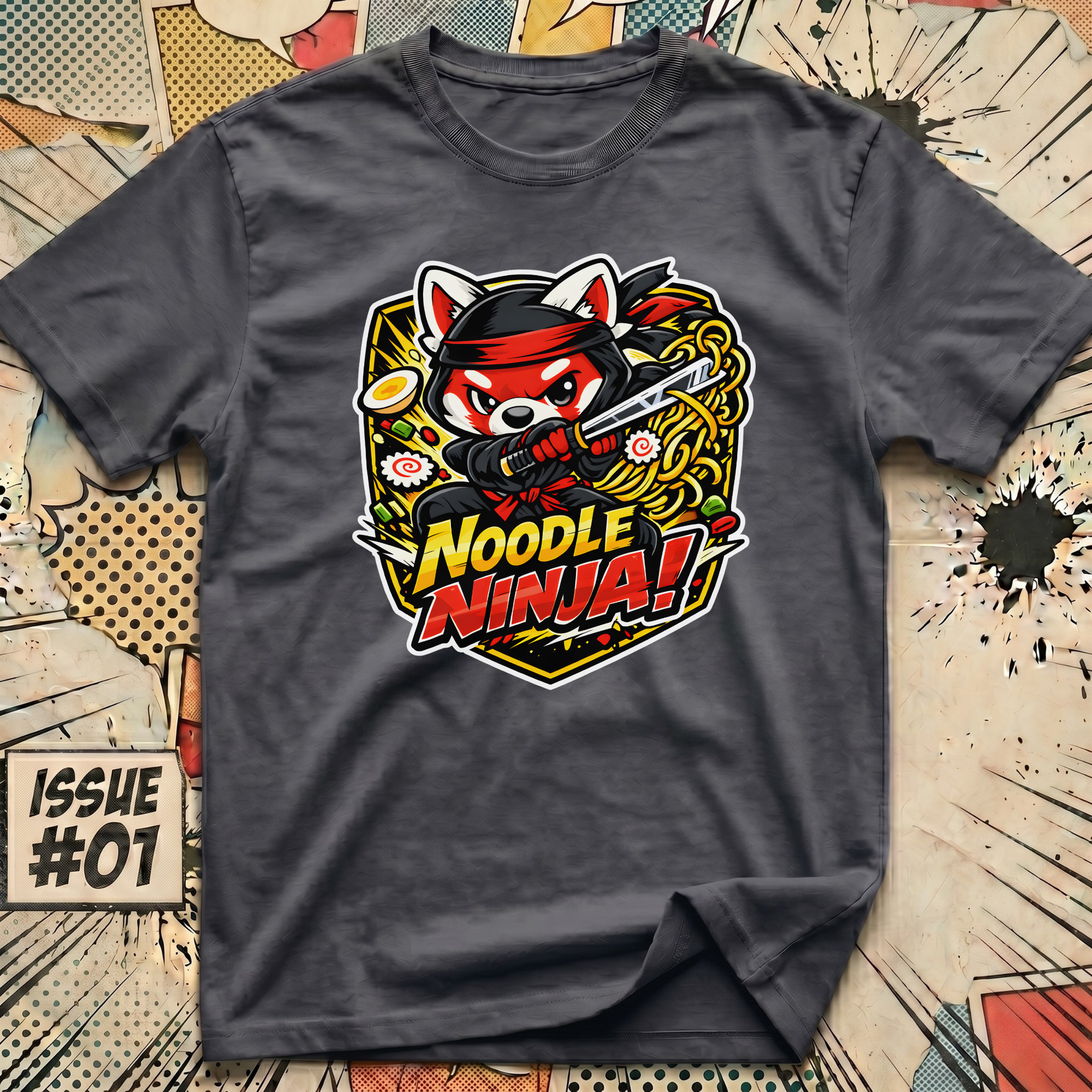Red Panda Noodle Ninja! T-Shirt