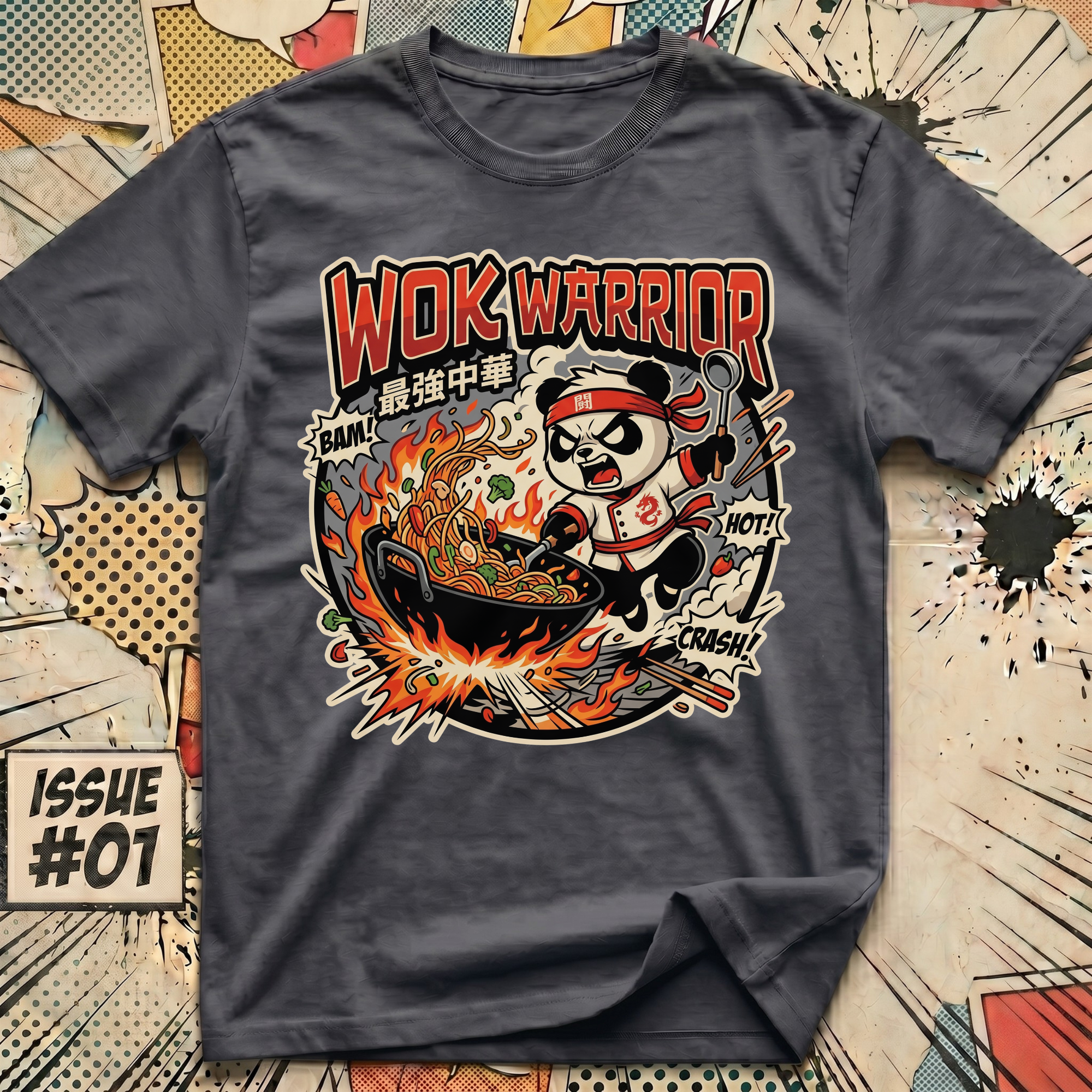 Wok Warrior Panda T-Shirt