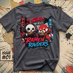 Red Panda and Panda Ramen Raiders T-Shirt