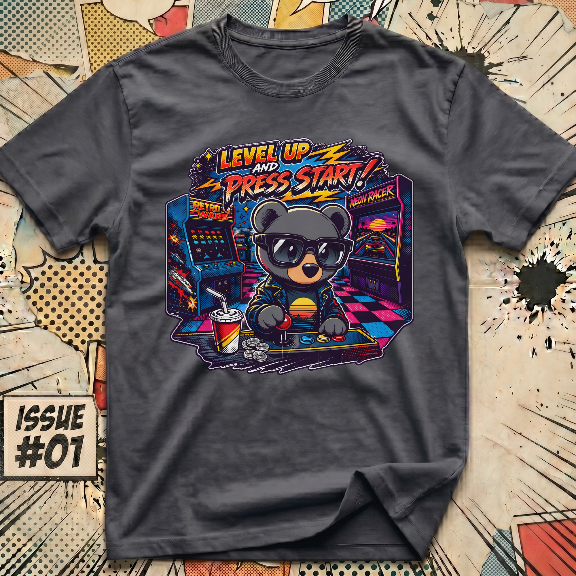 Level Up and Press Start T-Shirt