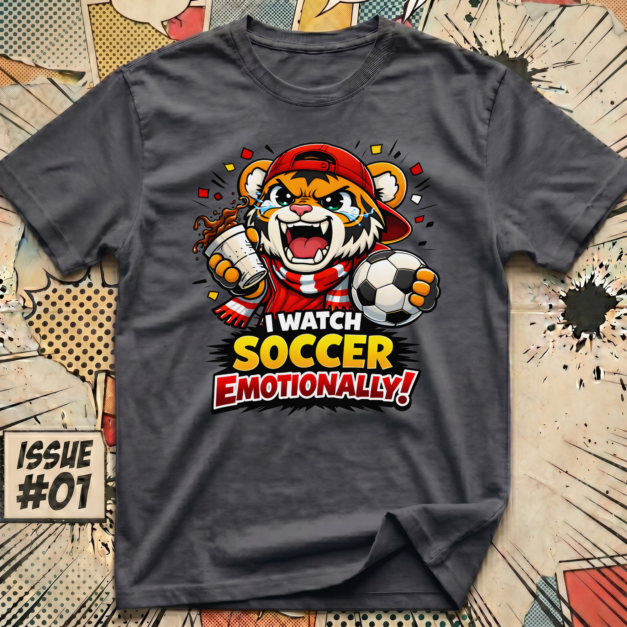 I Watch Soccer Emotionally! T-Shirt