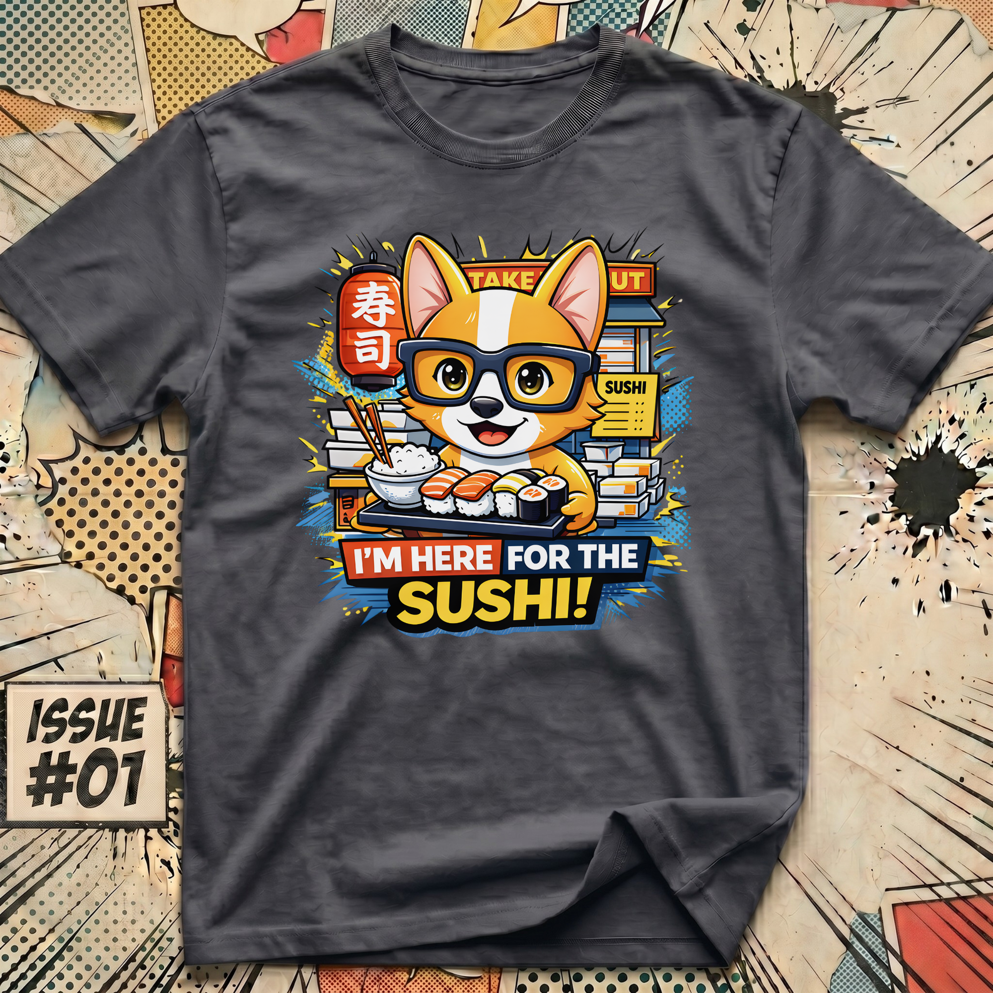 I'm Here For The Sushi! T-Shirt