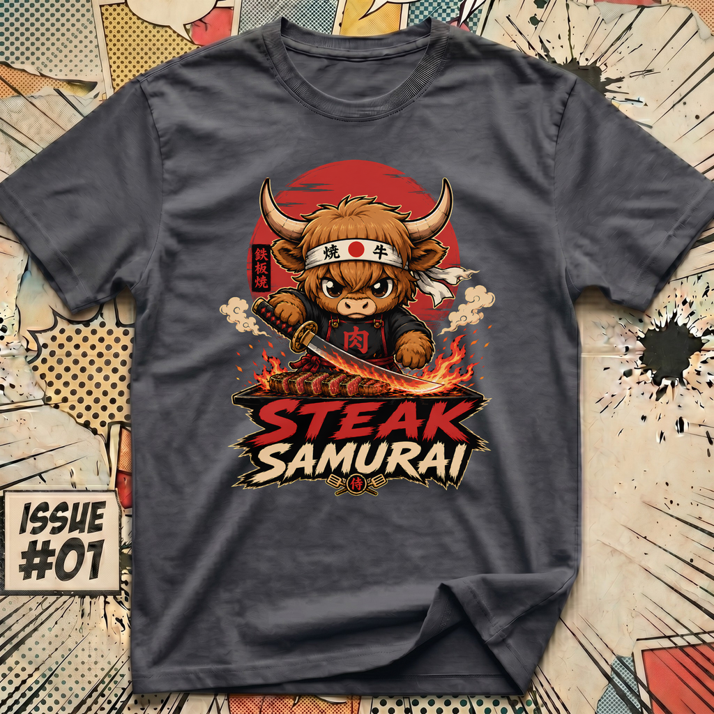 Highland Steak Samurai T-Shirt