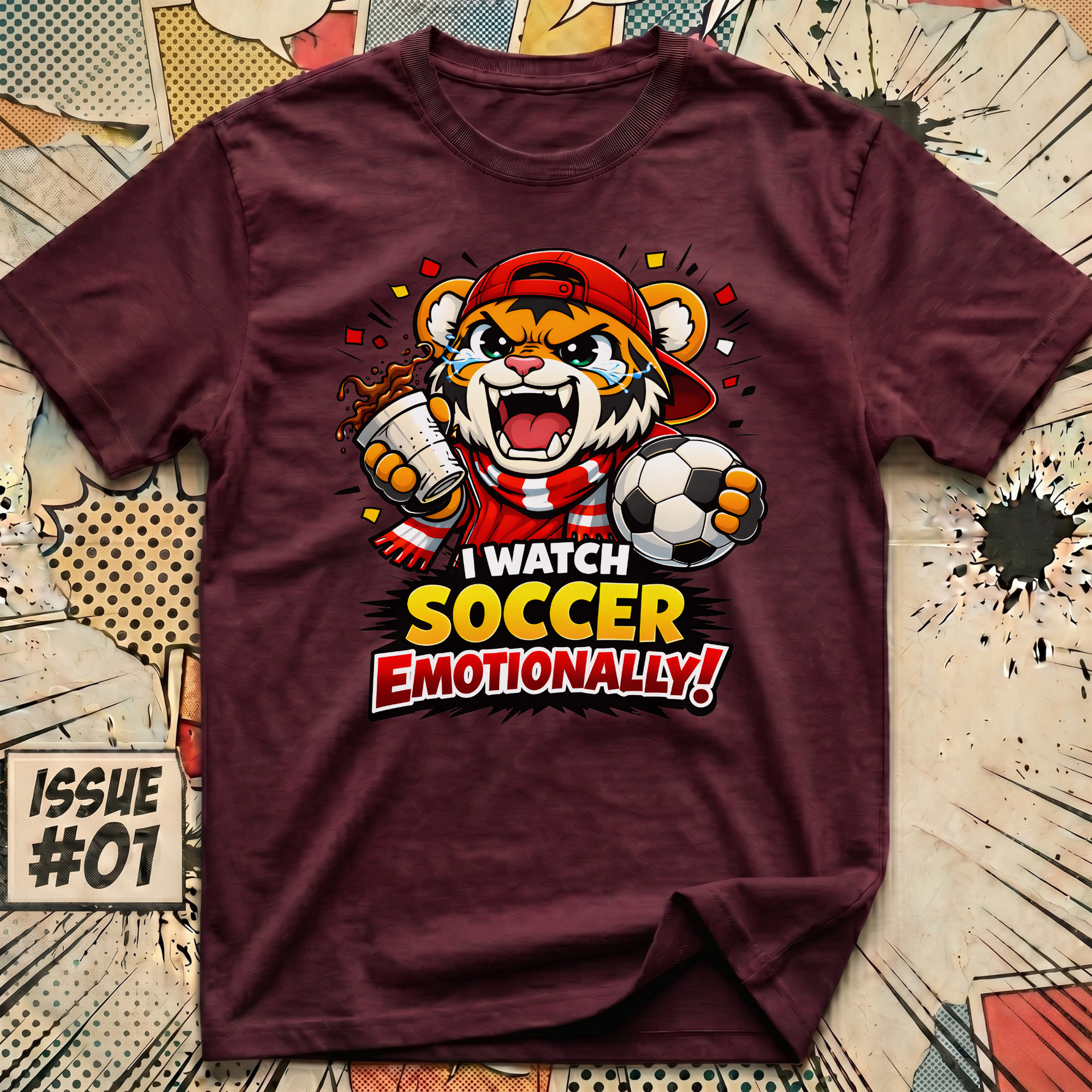 I Watch Soccer Emotionally! T-Shirt