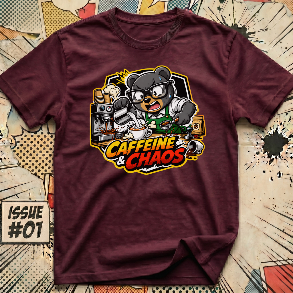 Caffeine and Chaos T-Shirt
