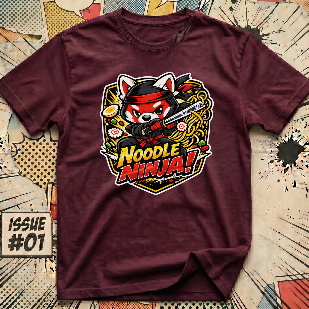 Red Panda Noodle Ninja! T-Shirt