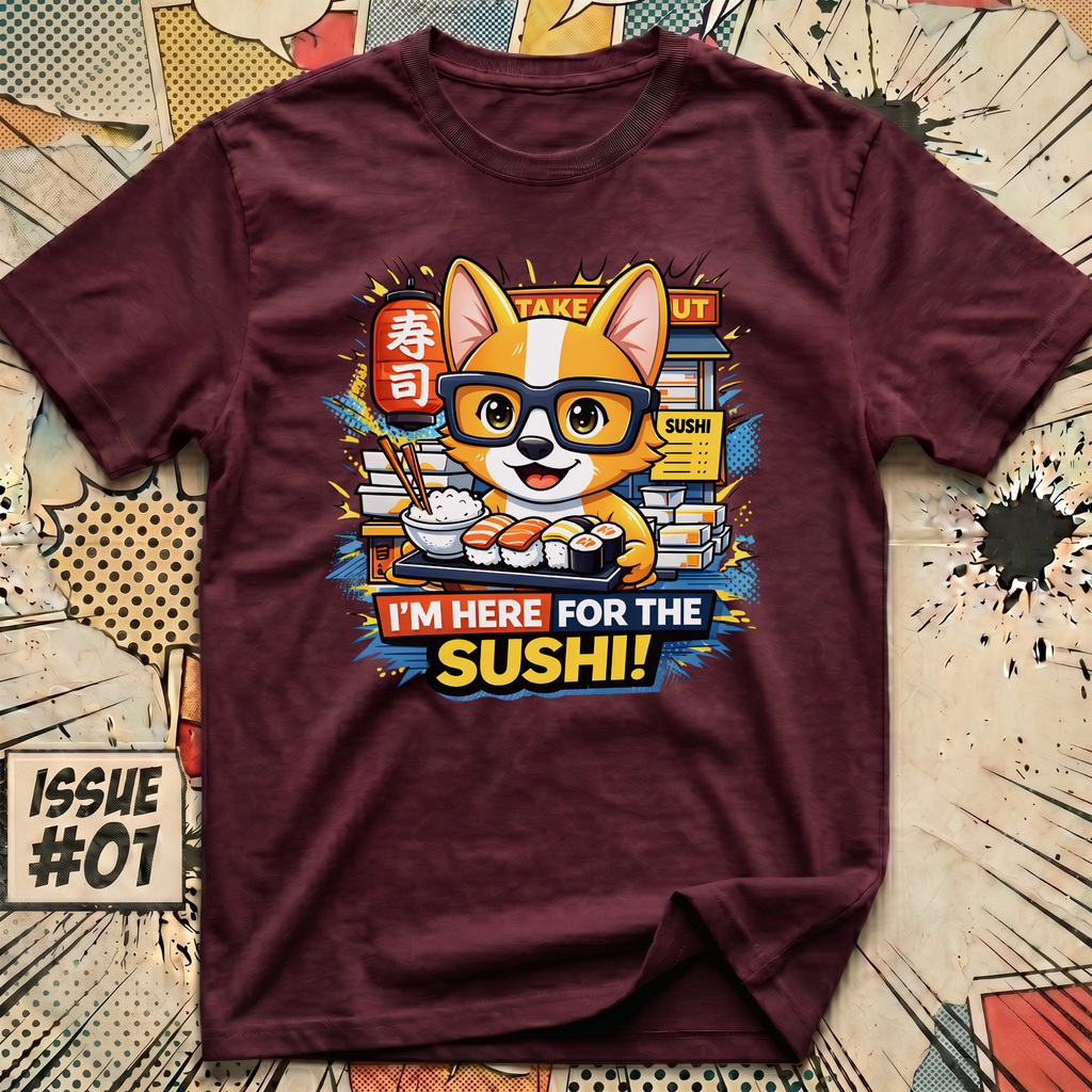 I'm Here For The Sushi! T-Shirt