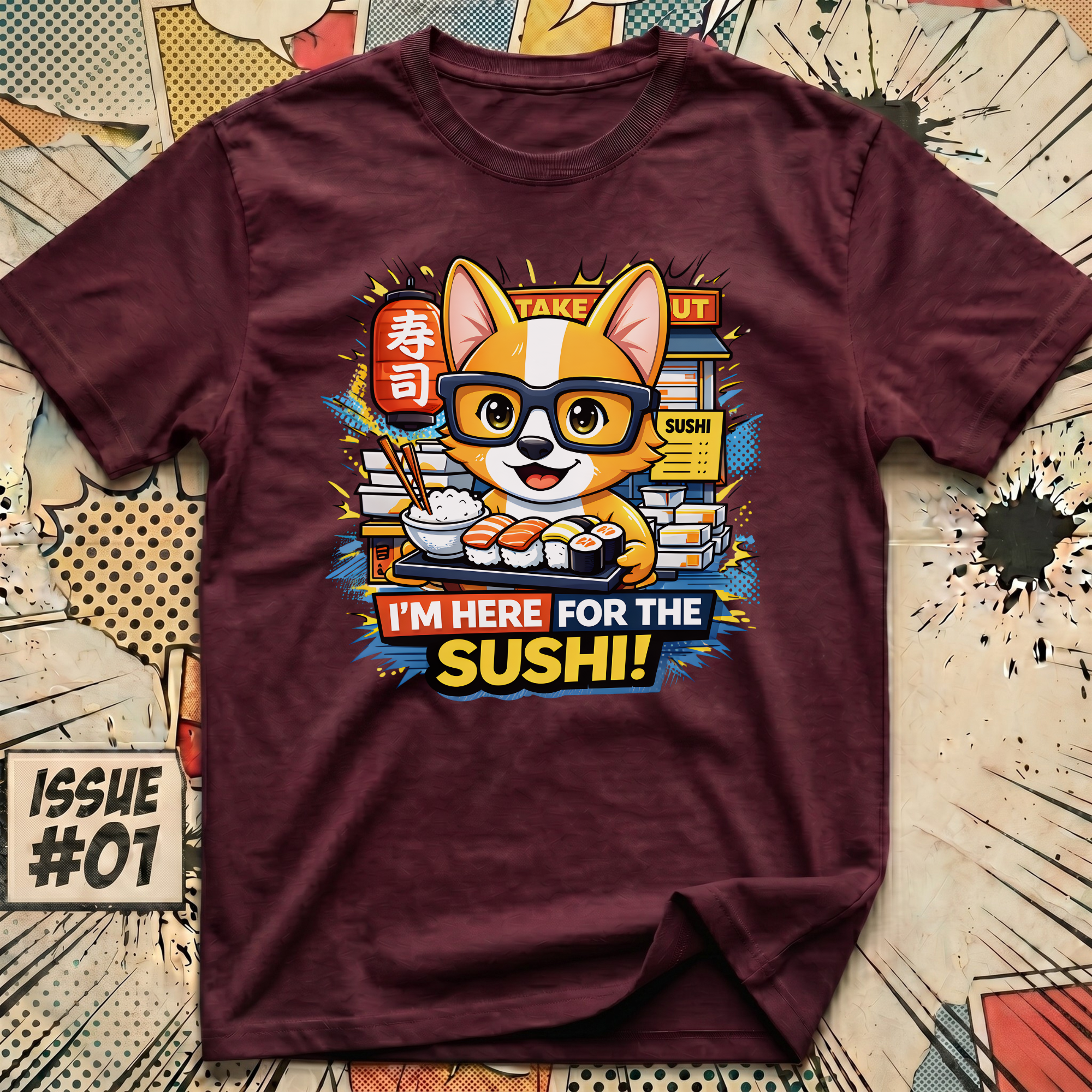 I'm Here For The Sushi! T-Shirt