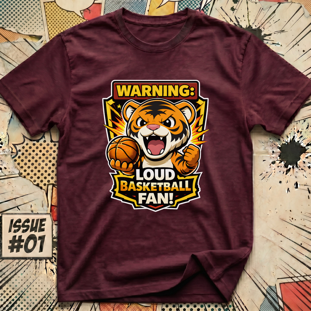 Warning Loud Basketball Fan! T-Shirt