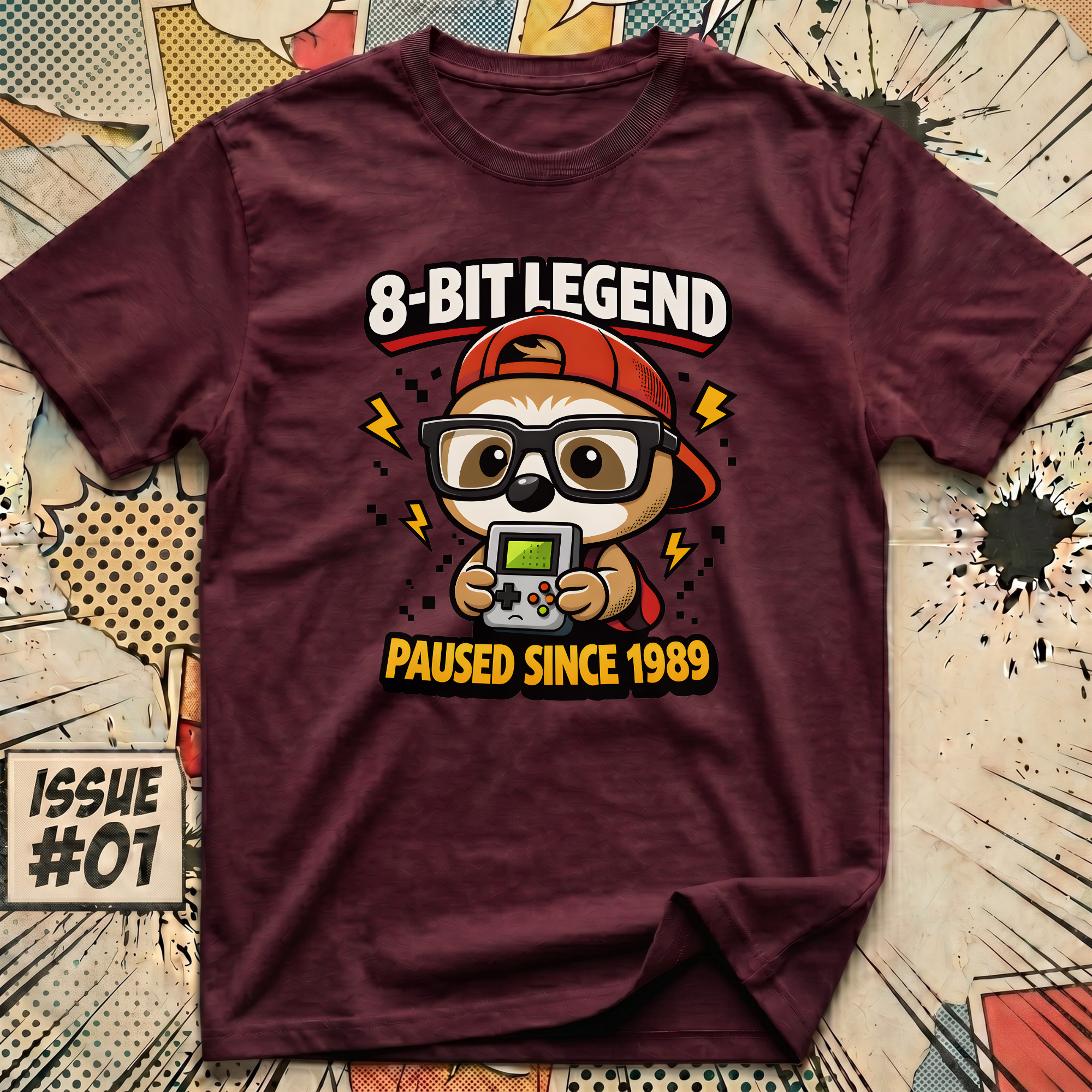 8 Bit Legend Sloth T-Shirt