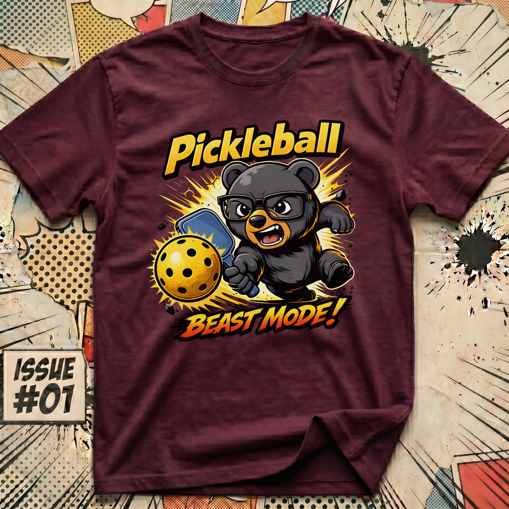 Pickleball Bear Beast Mode! T-Shirt