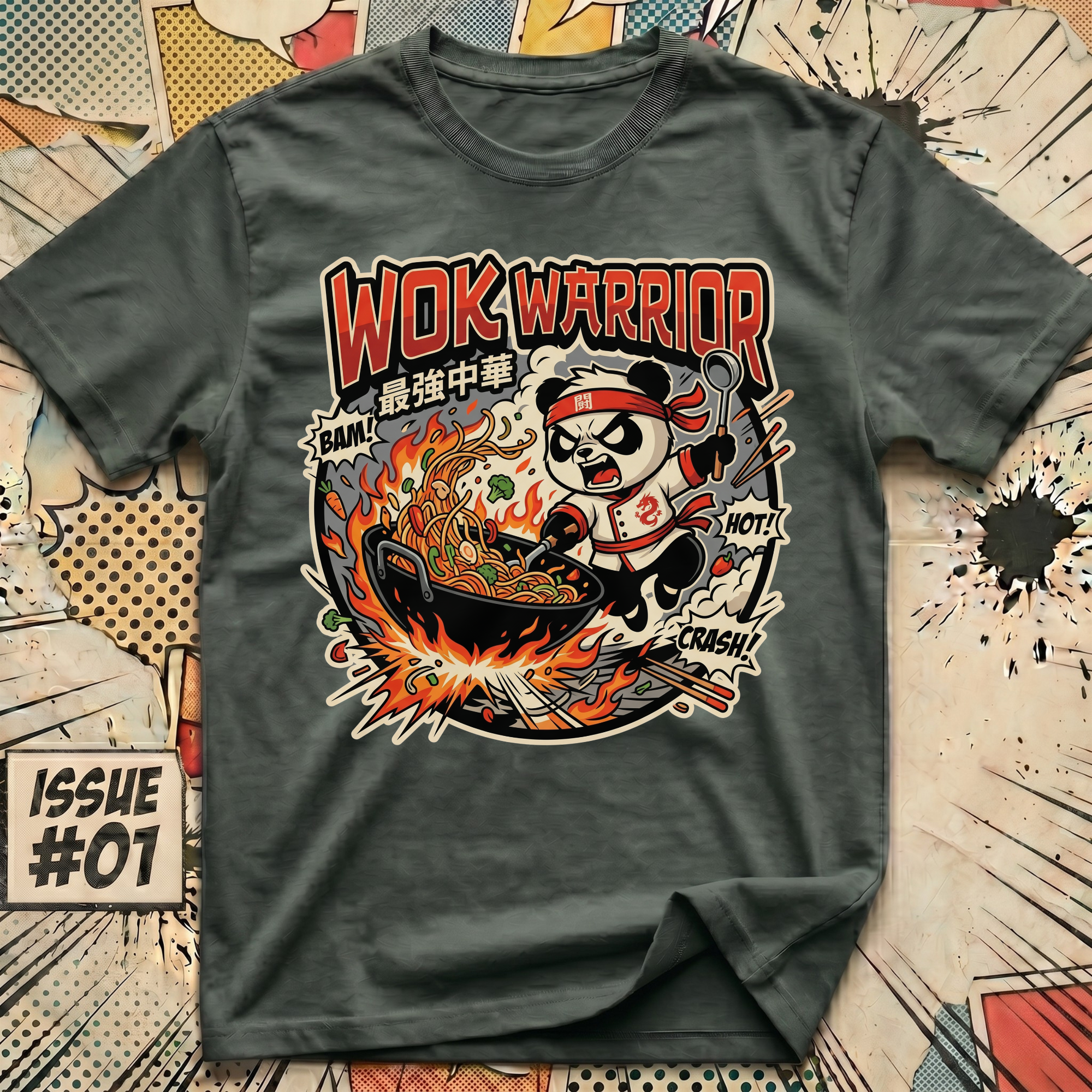 Wok Warrior Panda T-Shirt