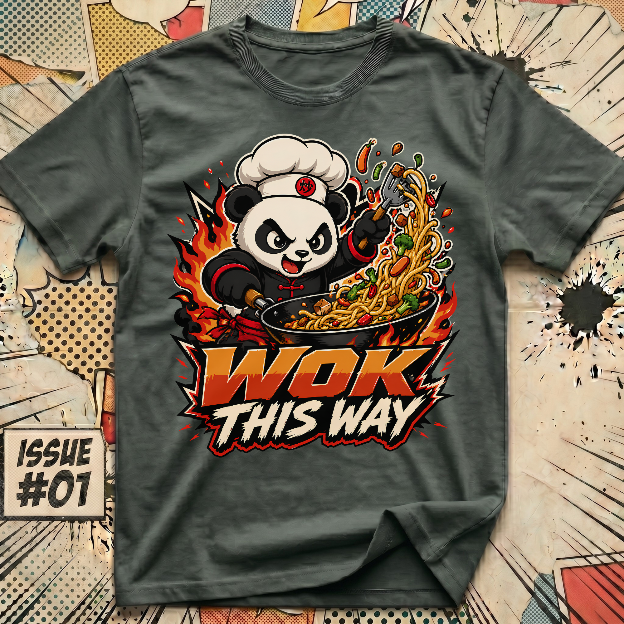 Wok This Way Panda T-Shirt