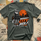 Midnight City Wolf T-Shirt