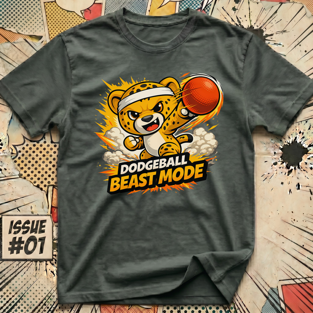 Dodgeball Beast Mode Cheetah T-Shirt