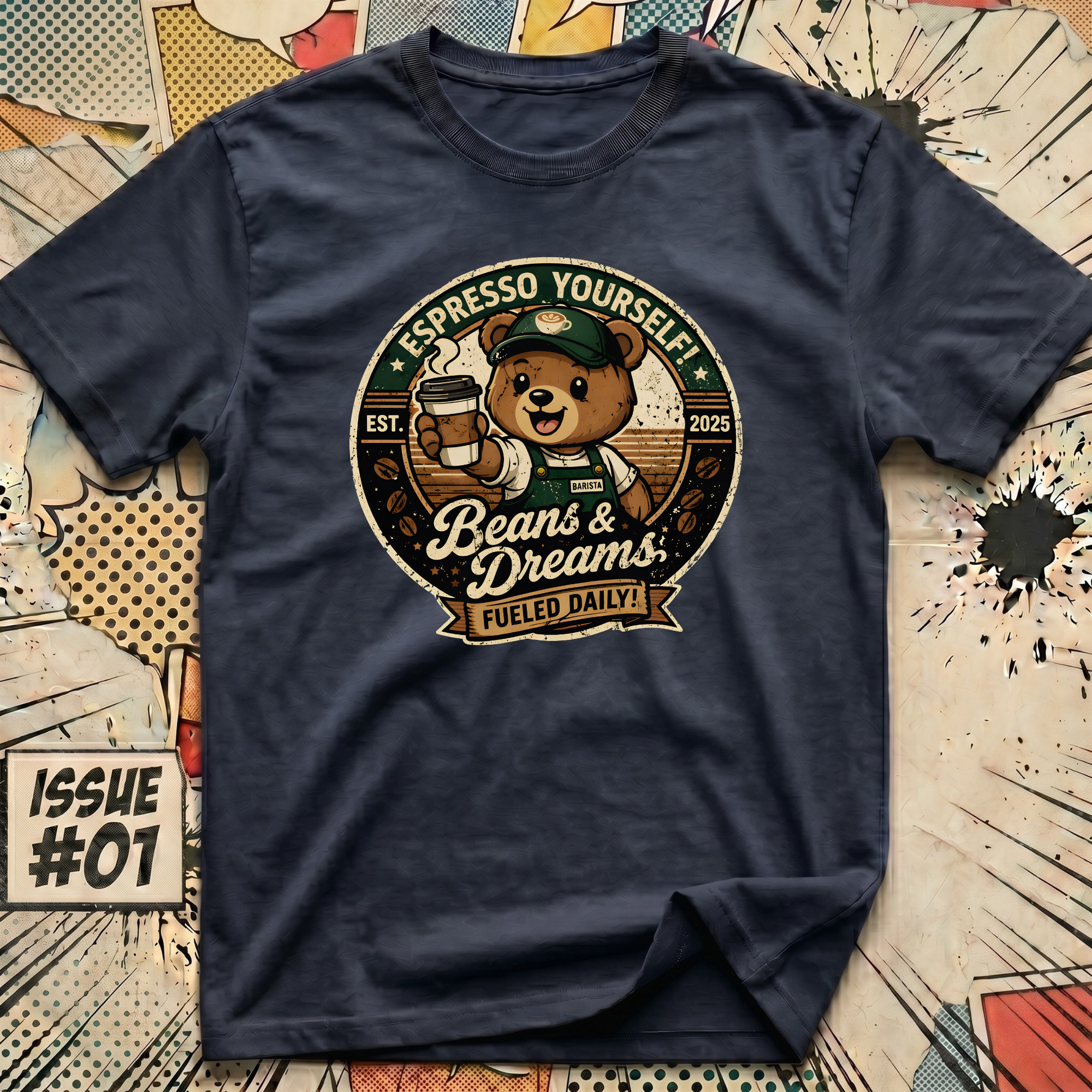 Espresso Yourself - Beans and Dreams T-Shirt