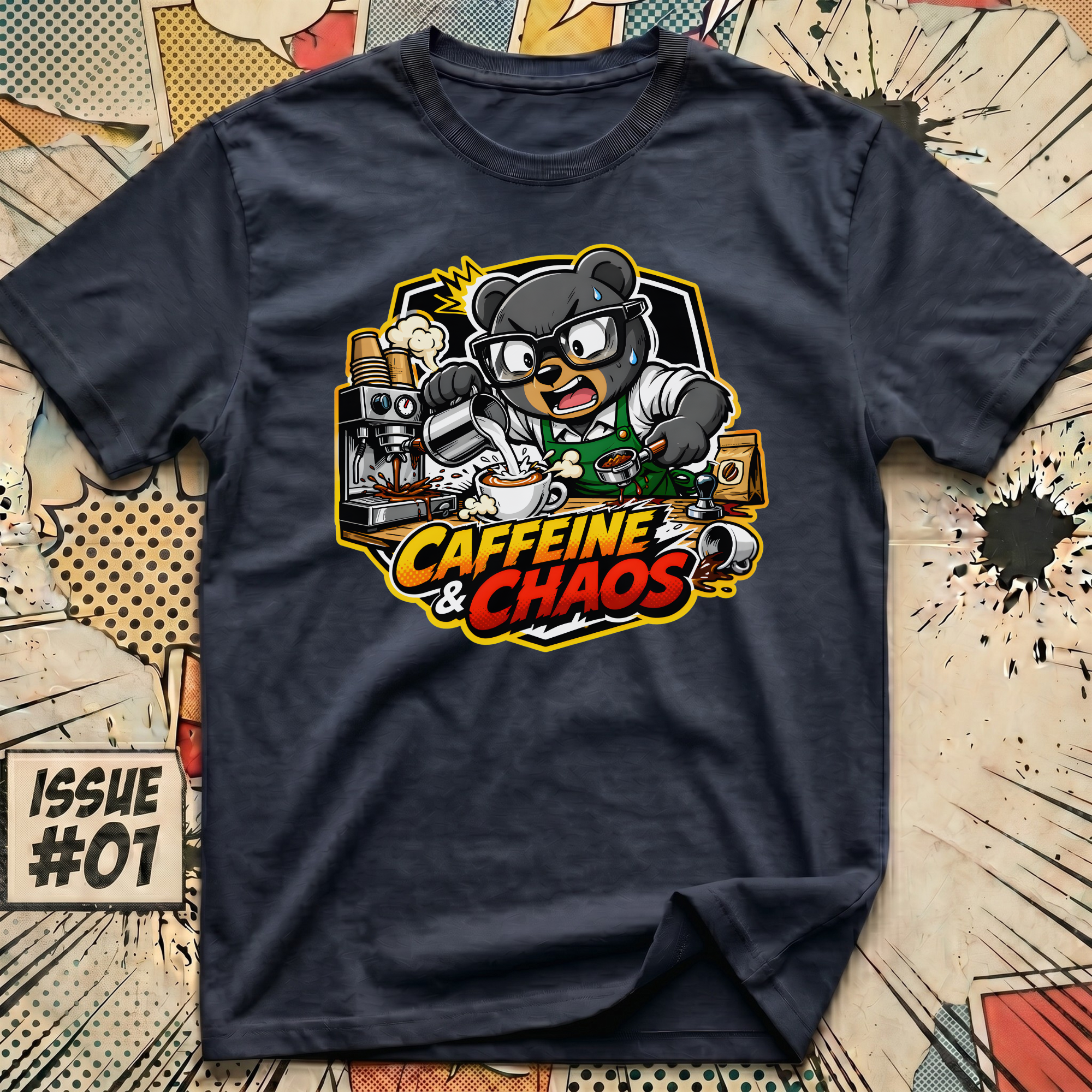 Caffeine and Chaos T-Shirt