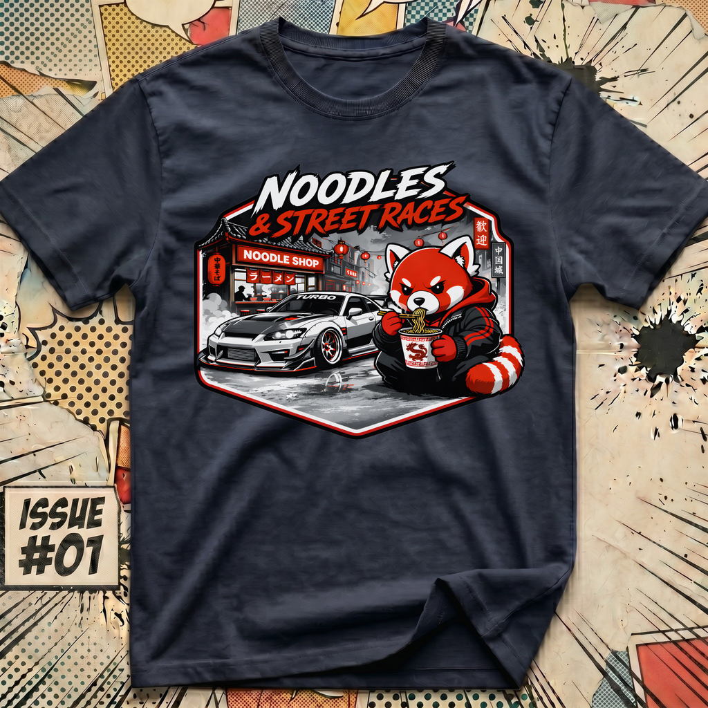 Noodles and Street Races T-Shirt