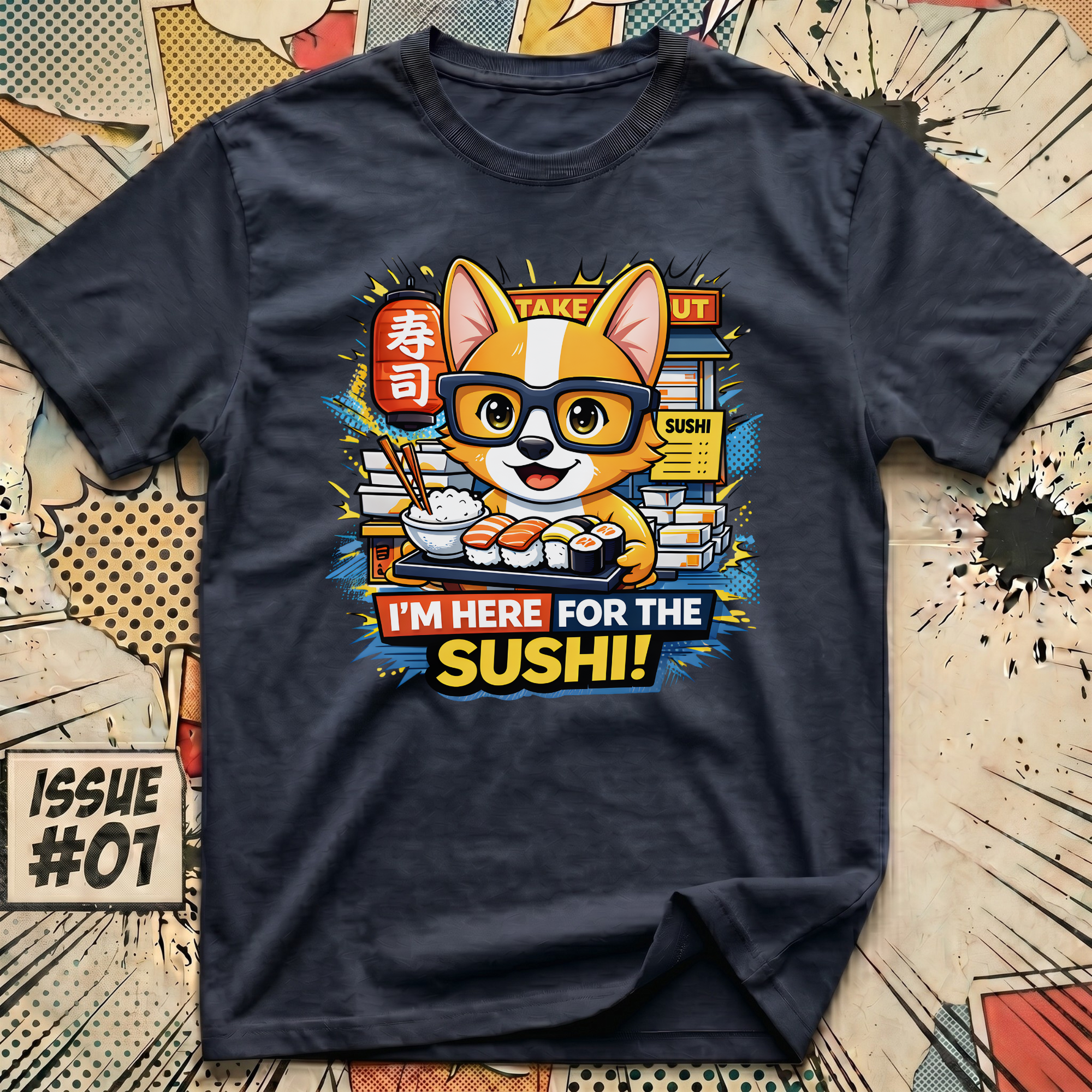 I'm Here For The Sushi! T-Shirt