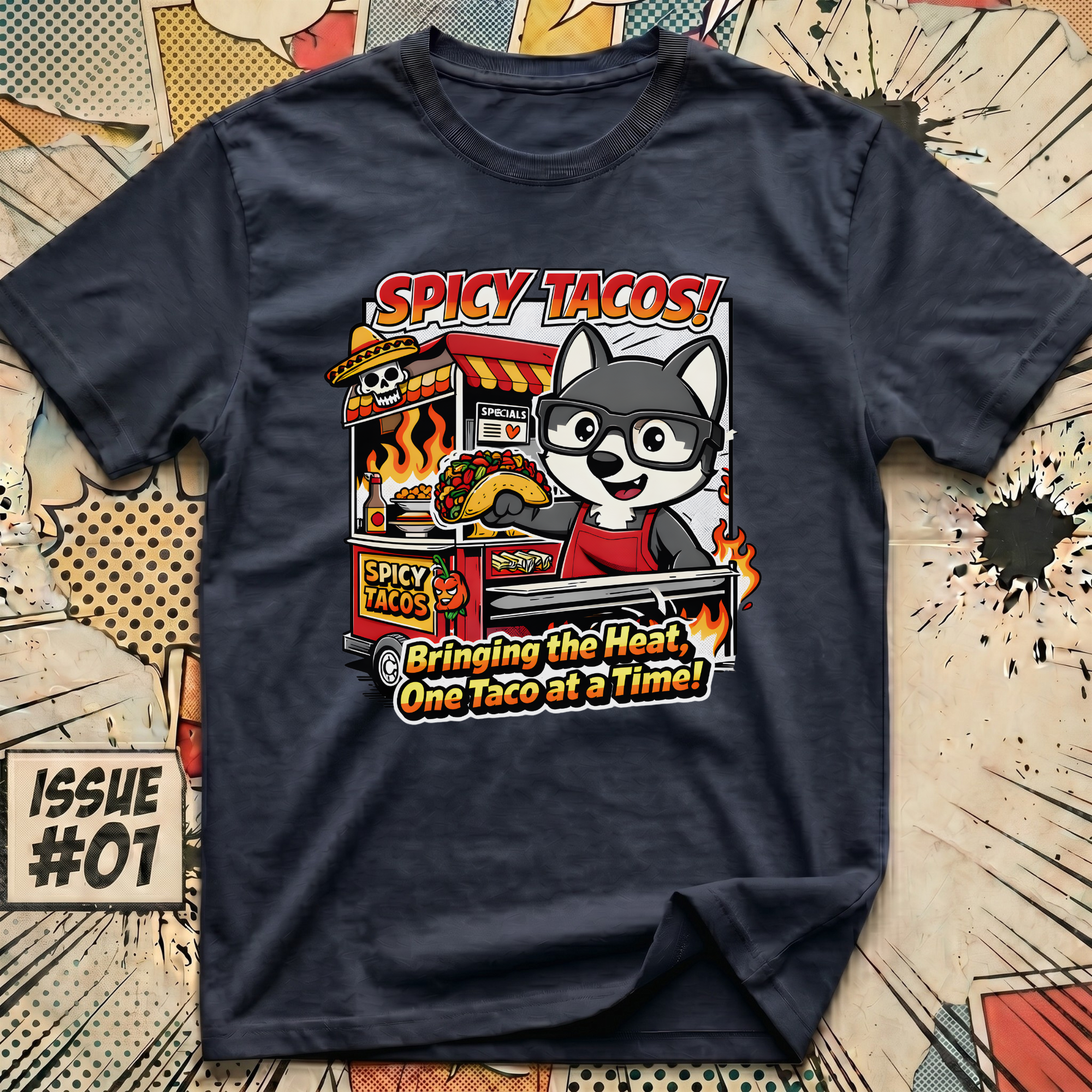 Spicy Tacos! Bringing the Heat T-Shirt