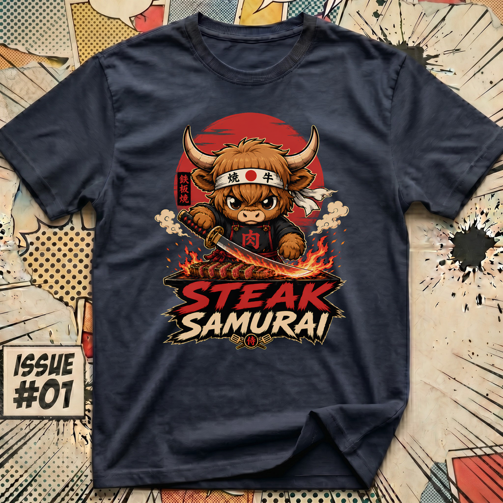 Highland Steak Samurai T-Shirt