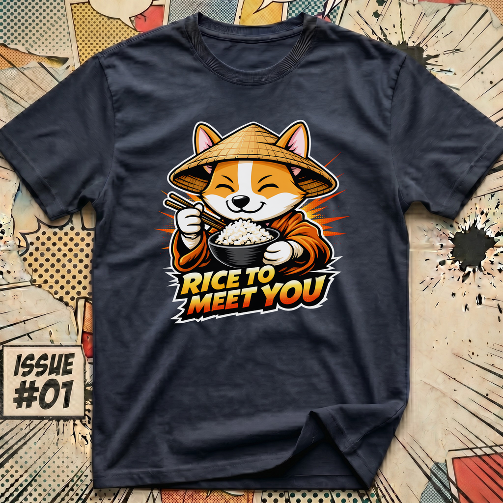 Rice to Meet You Corgi T-Shirt