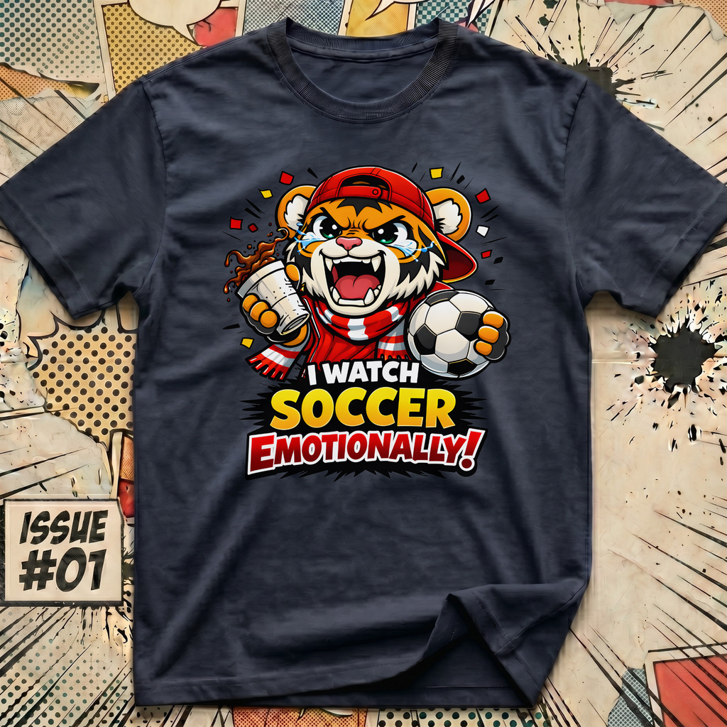 I Watch Soccer Emotionally! T-Shirt