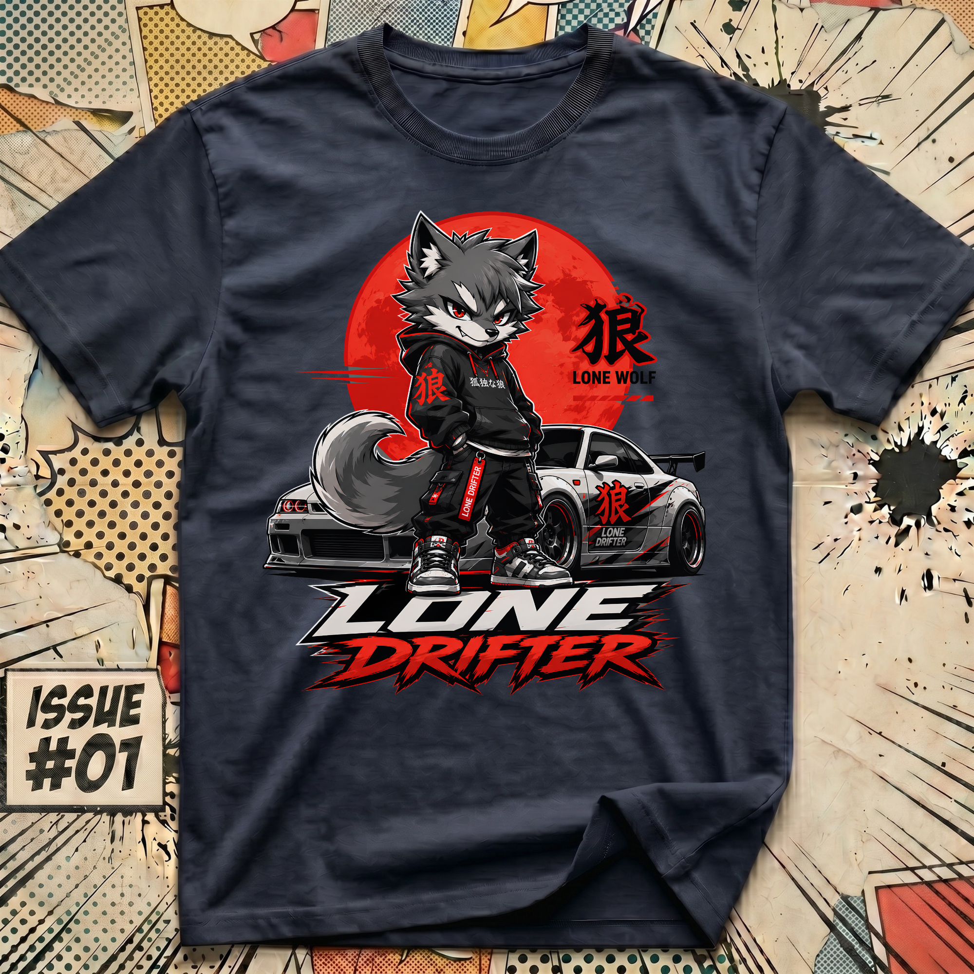 Lone Wolf Drifter T-Shirt