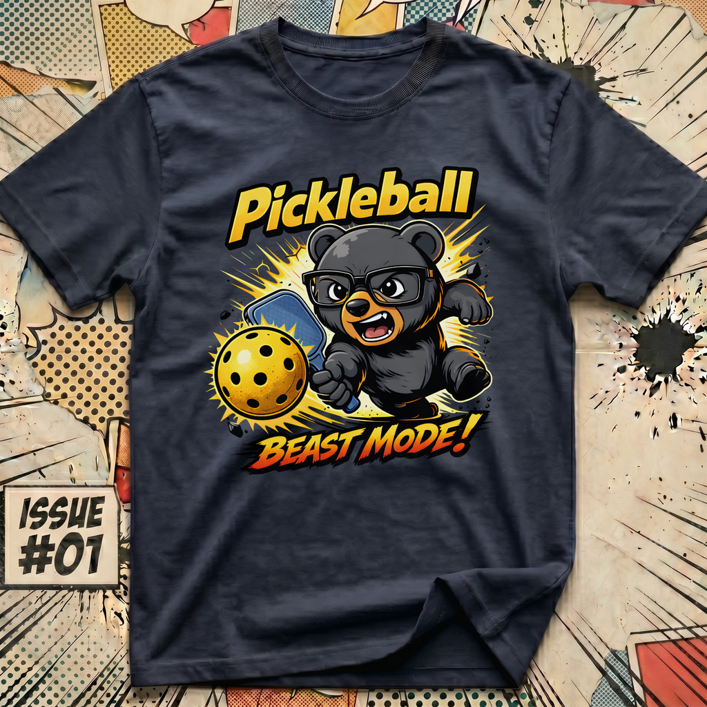 Pickleball Bear Beast Mode! T-Shirt