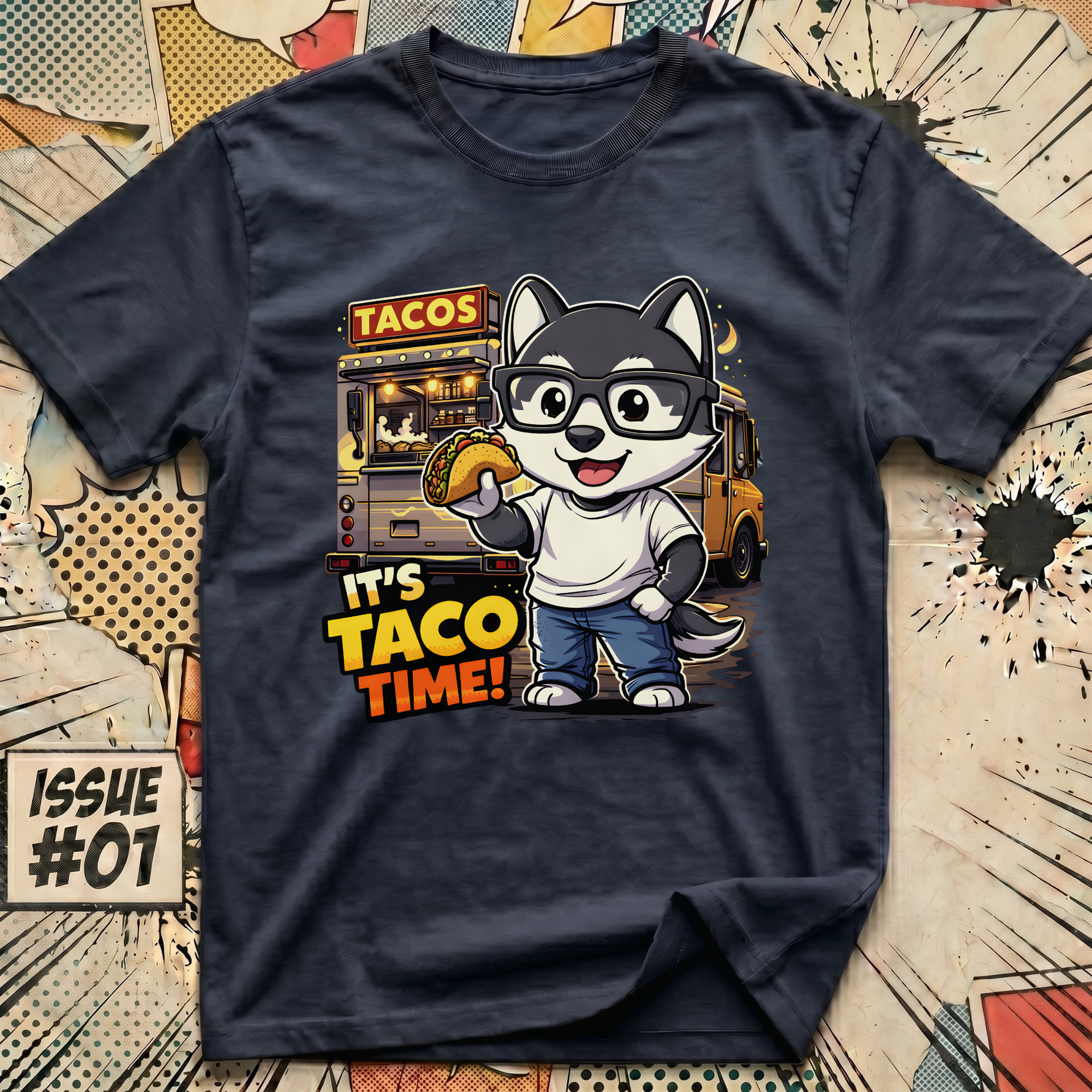 It's Taco Time Dog T-Shirt