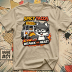 Spicy Tacos - We Pack the Heat! T-Shirt