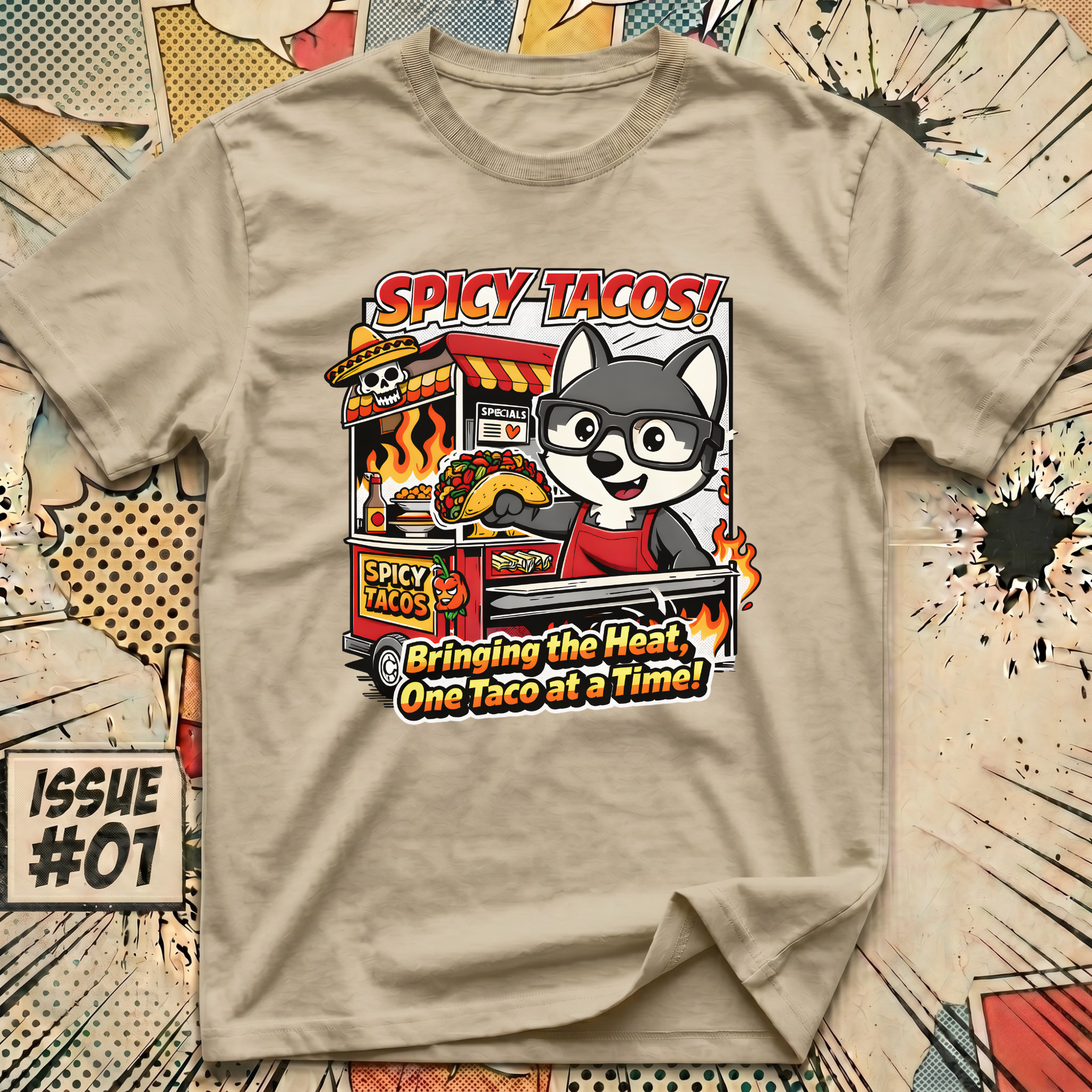 Spicy Tacos! Bringing the Heat T-Shirt